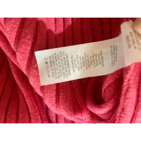 AERIE Take Charge Sweater Skirt ACADEMIA FEMININE XL Pink Punch *Matching Top - Picture 5 of 6